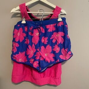 Women's 2-Piece Wide‎ Strap 2For Tankini Set Large